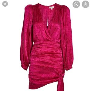 Ronny Kobo Giorgia ruched mini dress